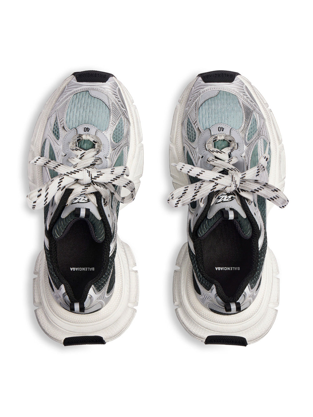 Balenciaga Men 3Xl Worn-Out Effect Gradient Sneakers BALENCIAGA