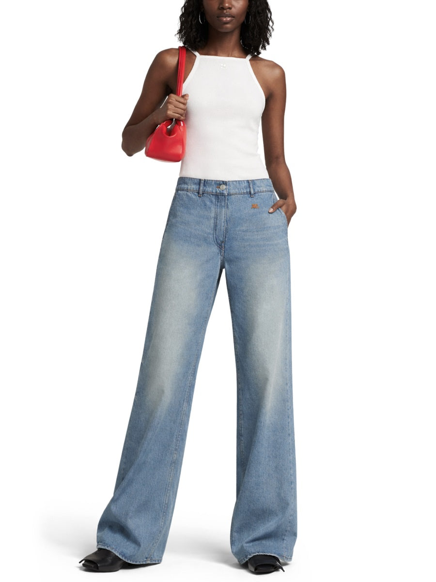 Courreges Women Contrasting Tank Top COURREGES