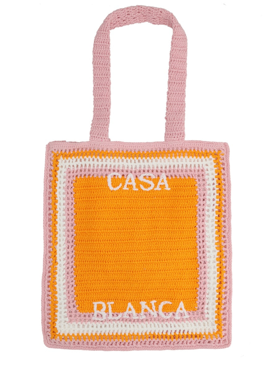 Casablanca Unisex Tote Bag With Logo CASABLANCA