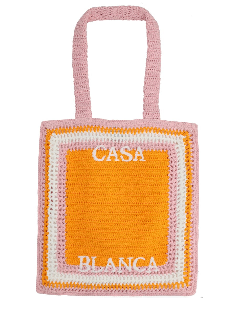 Casablanca Unisex Tote Bag With Logo CASABLANCA