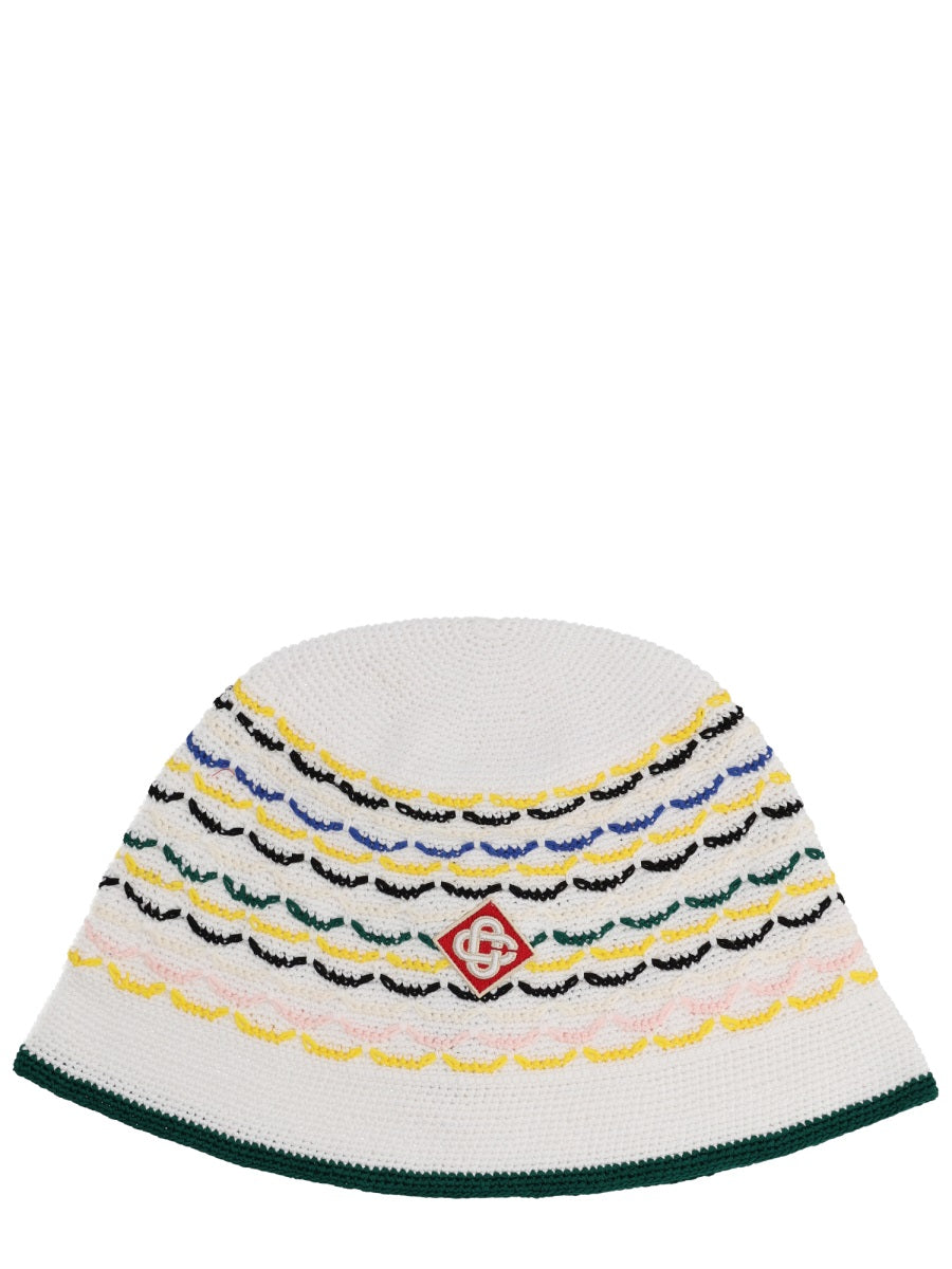 Casablanca Unisex Knit Hat With Logo CASABLANCA