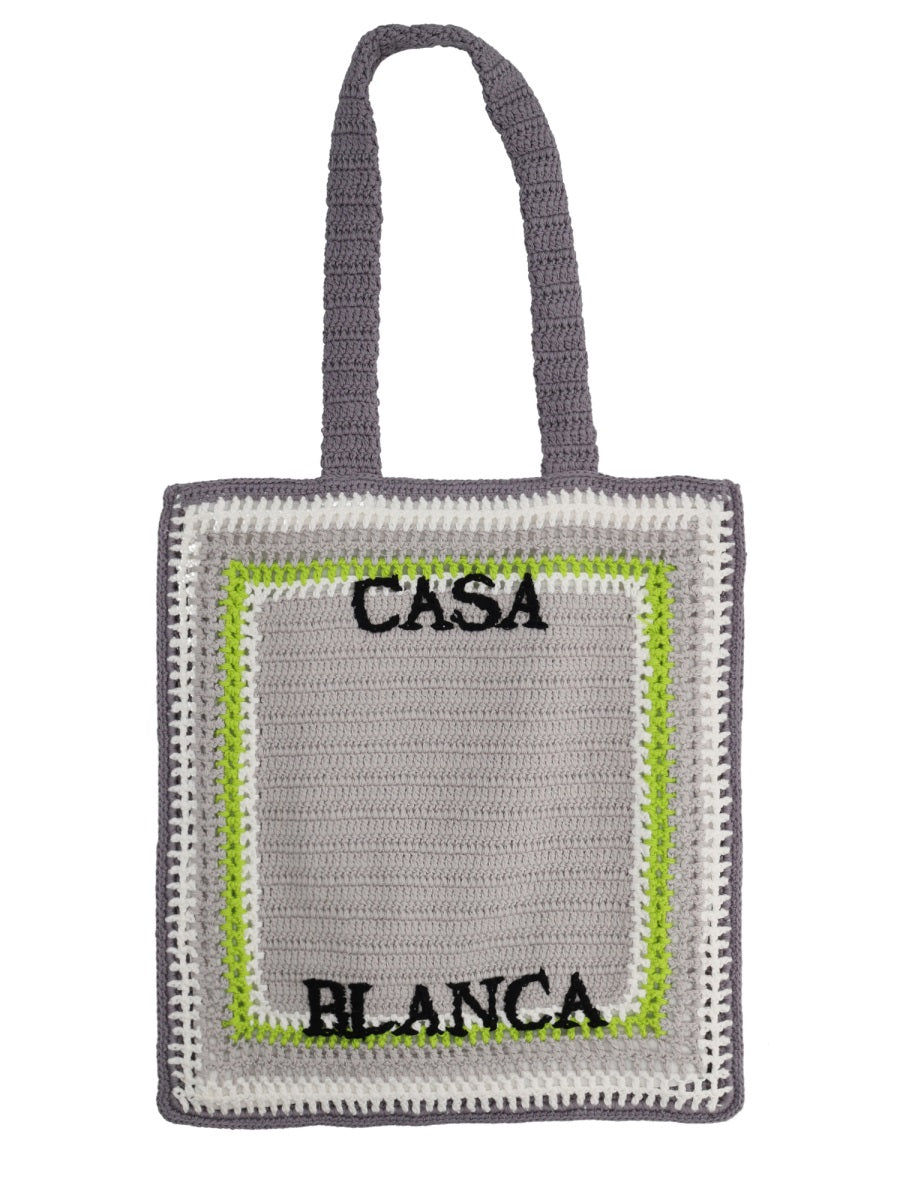 Casablanca Unisex Tote Bag With Logo CASABLANCA