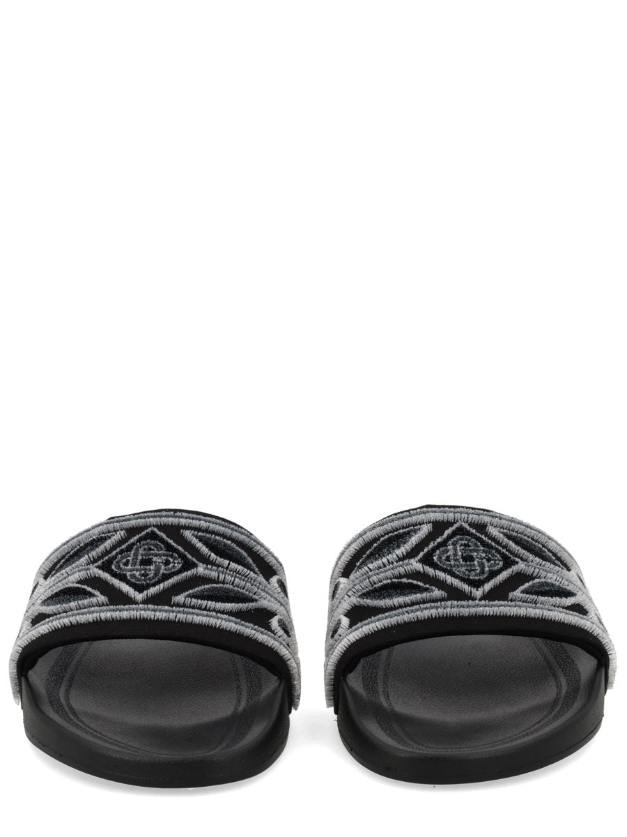 Casablanca Unisex Slide With Logo CASABLANCA