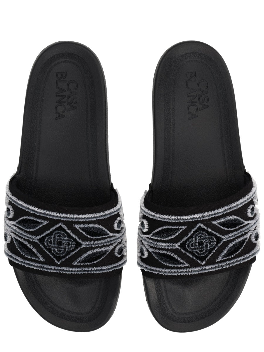 Casablanca Unisex Slide With Logo CASABLANCA