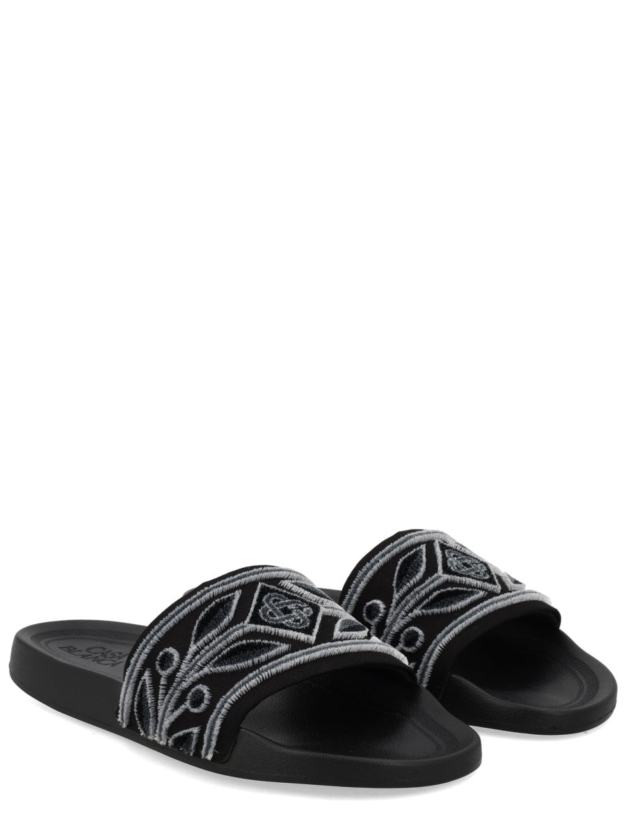 Casablanca Unisex Slide With Logo CASABLANCA