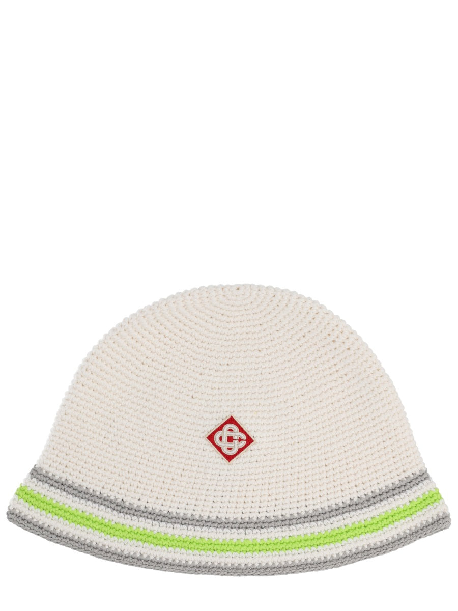 Casablanca Unisex Knit Hat With Logo CASABLANCA