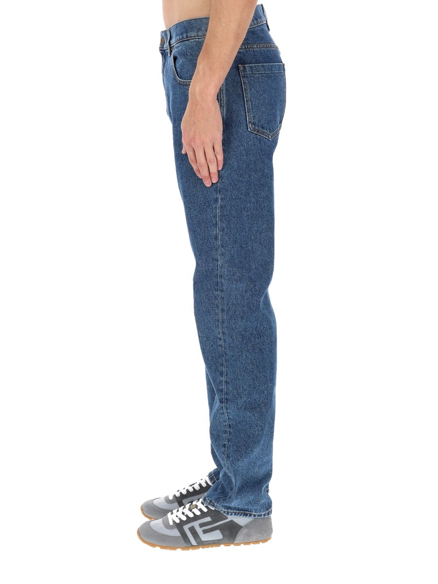 Balmain Men Straight Denim Jeans BALMAIN