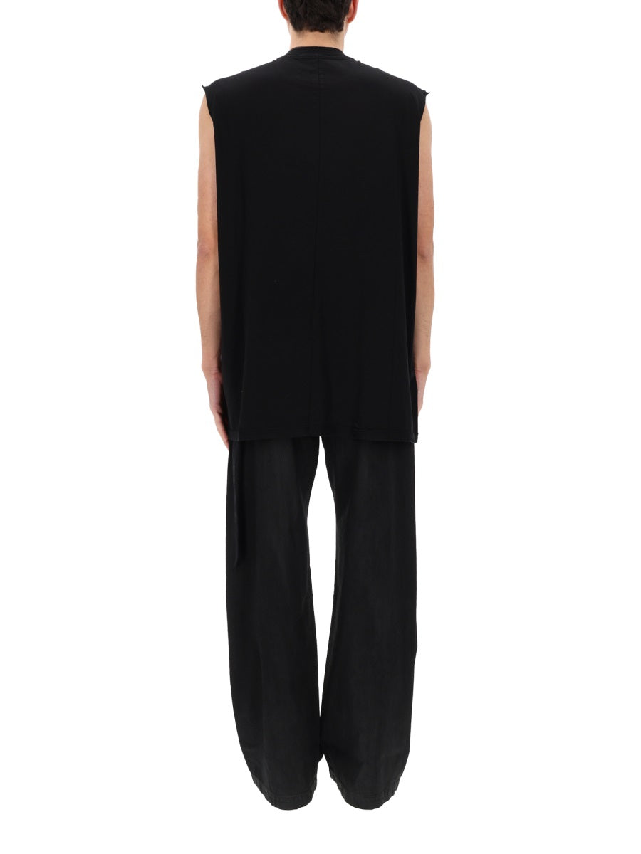 Rick Owens Drkshdw Men "Tarp-T" T-Shirt RICK OWENS