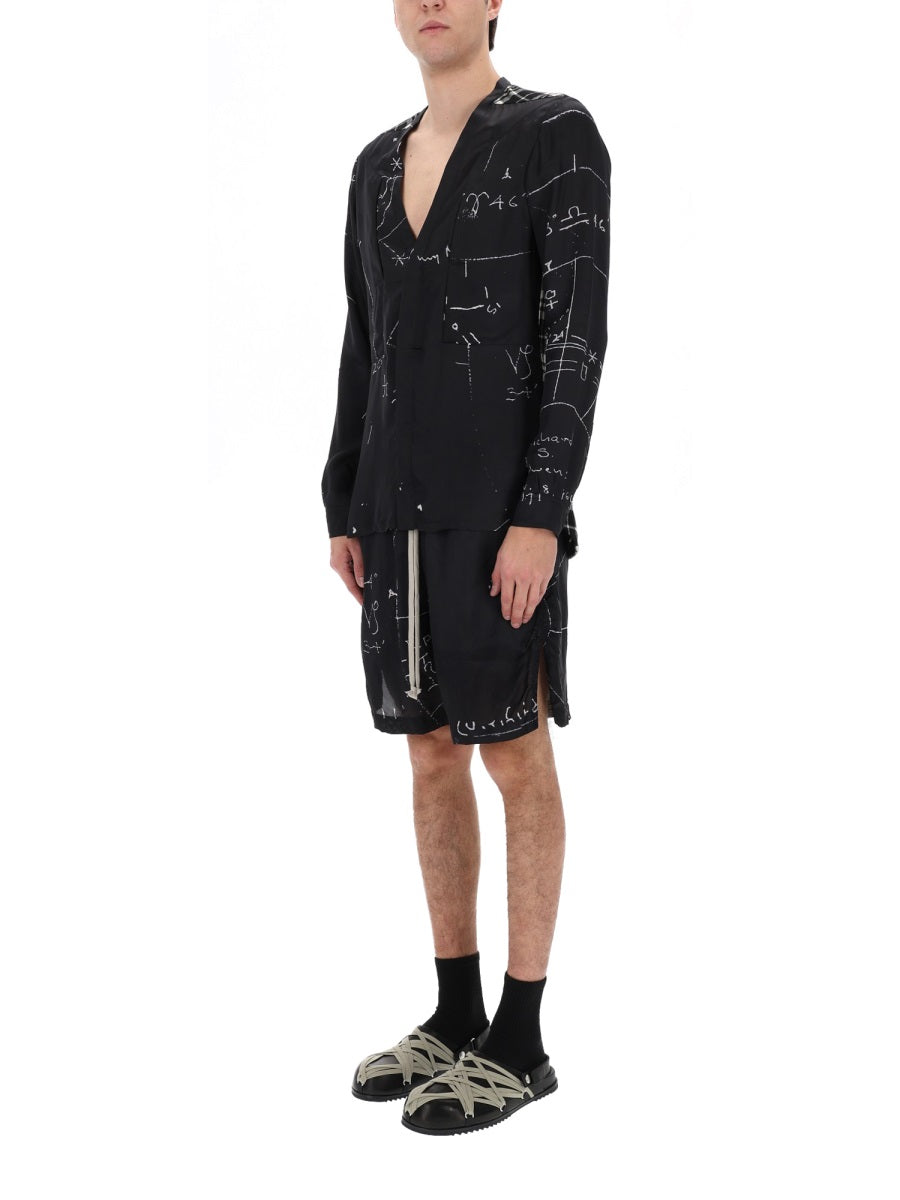 Rick Owens Men "Larry Fogpocket" Shirt RICK OWENS