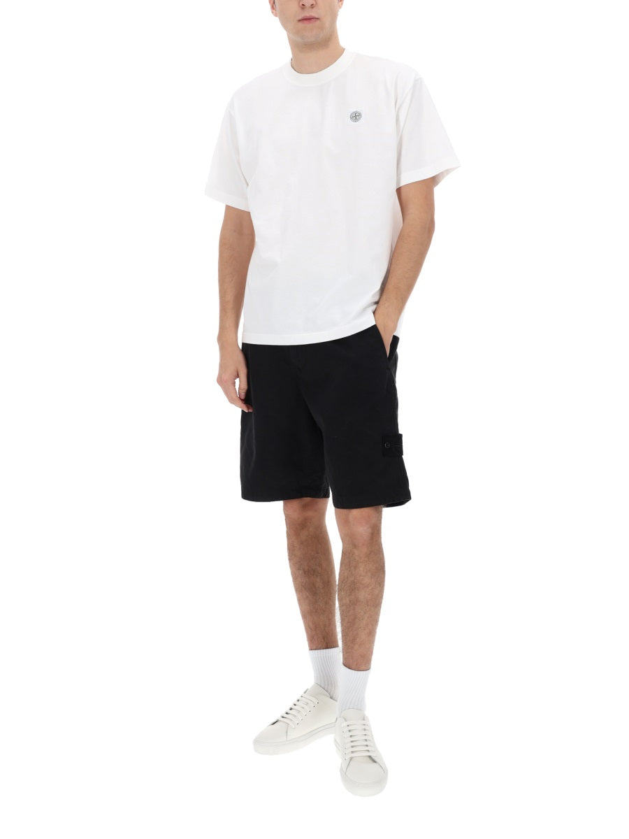 Stone Island Men Cotton Shorts STONE ISLAND