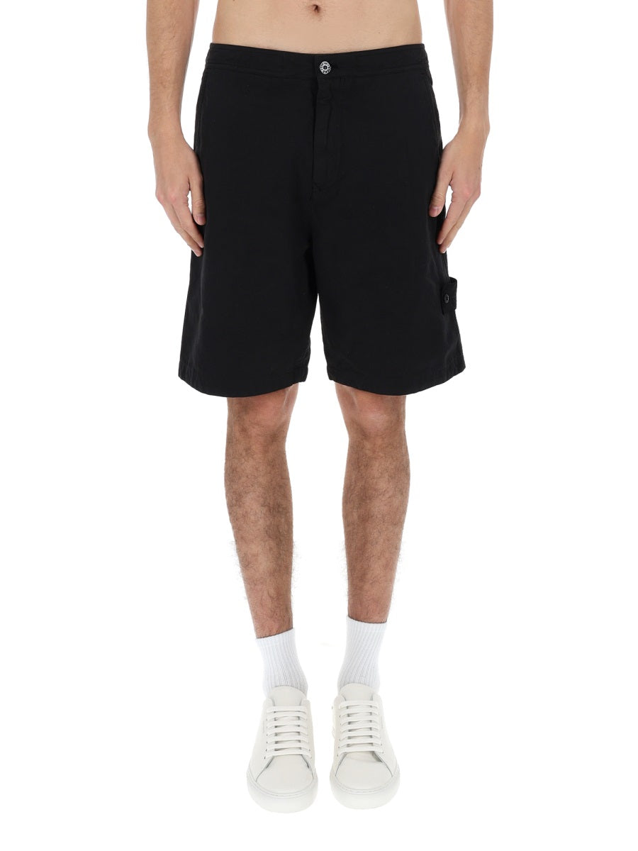 Stone Island Men Cotton Shorts STONE ISLAND