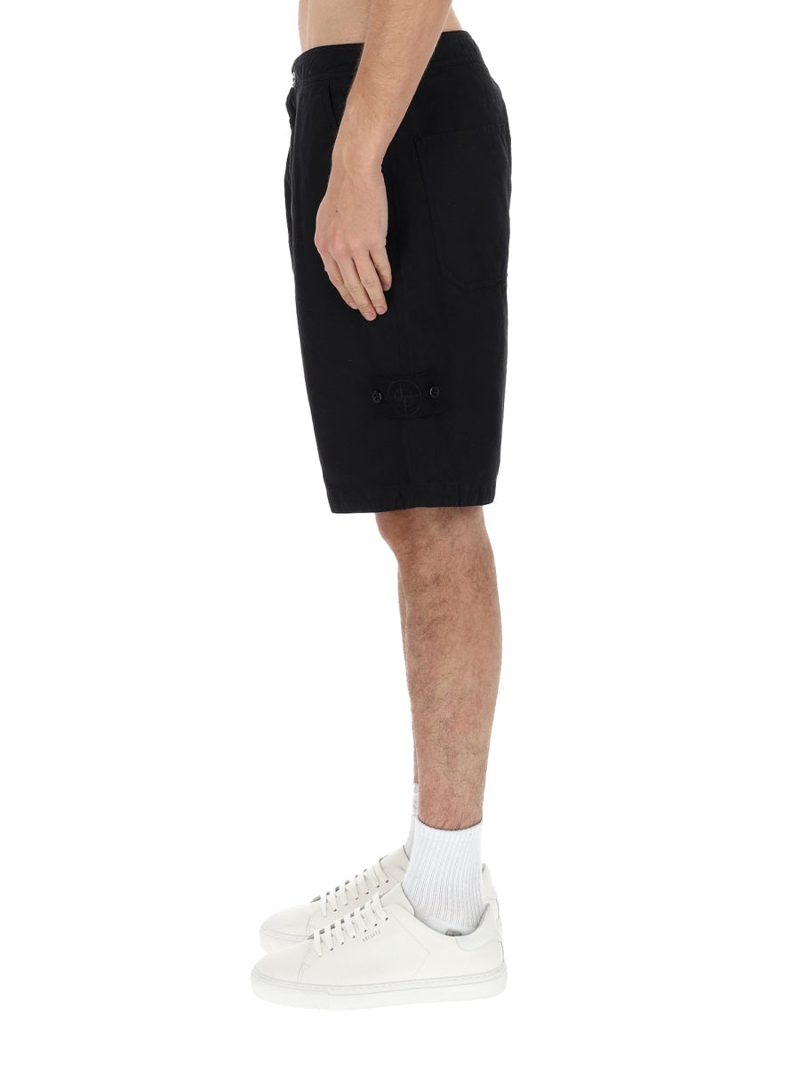Stone Island Men Cotton Shorts STONE ISLAND
