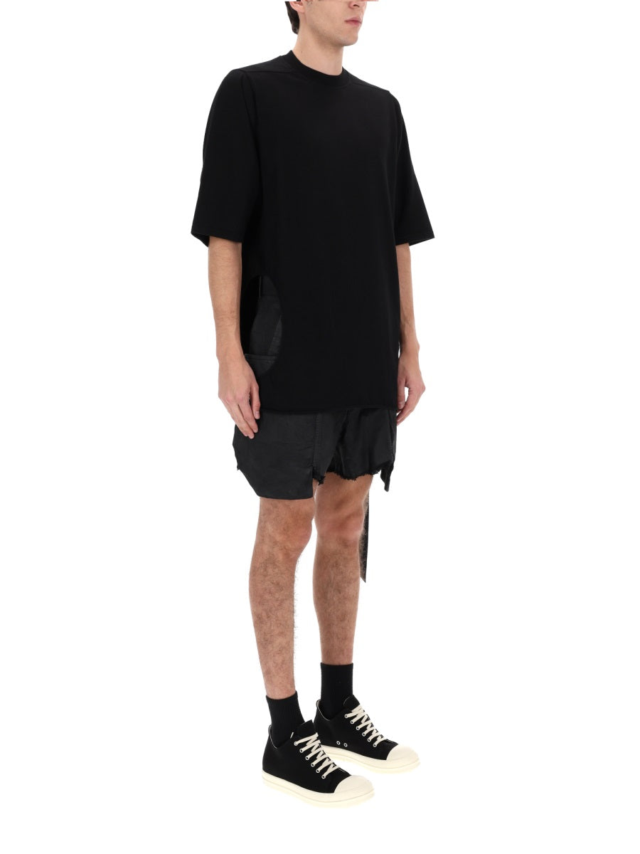 Rick Owens Drkshdw Men "Subhuman Jumbo" T-Shirt RICK OWENS