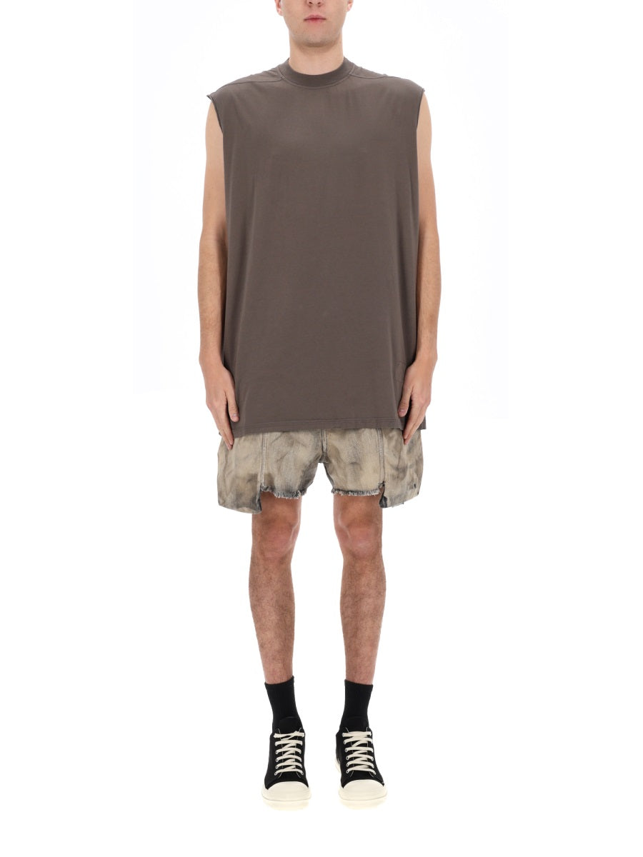 Rick Owens Drkshdw Men "Tarp-T" T-Shirt RICK OWENS