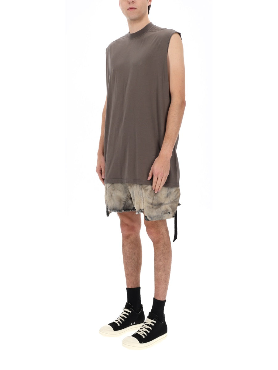 Rick Owens Drkshdw Men "Tarp-T" T-Shirt RICK OWENS