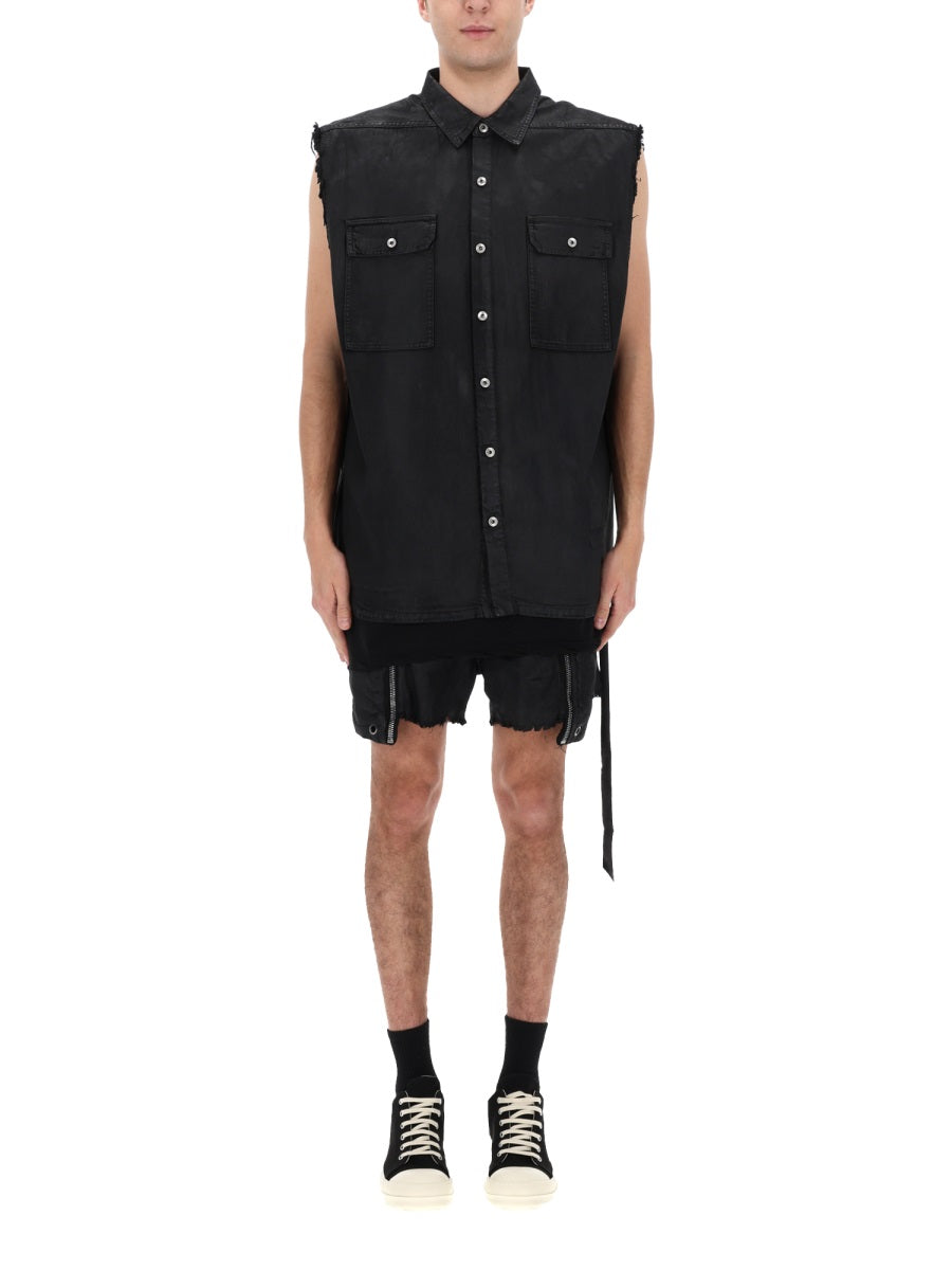 Rick Owens Drkshdw Men "Sl Tommy Jumbo" Jacket RICK OWENS