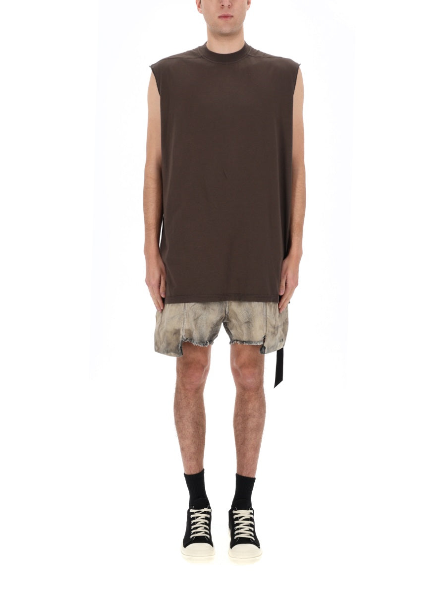 Rick Owens Drkshdw Men "Tarp-T" T-Shirt RICK OWENS