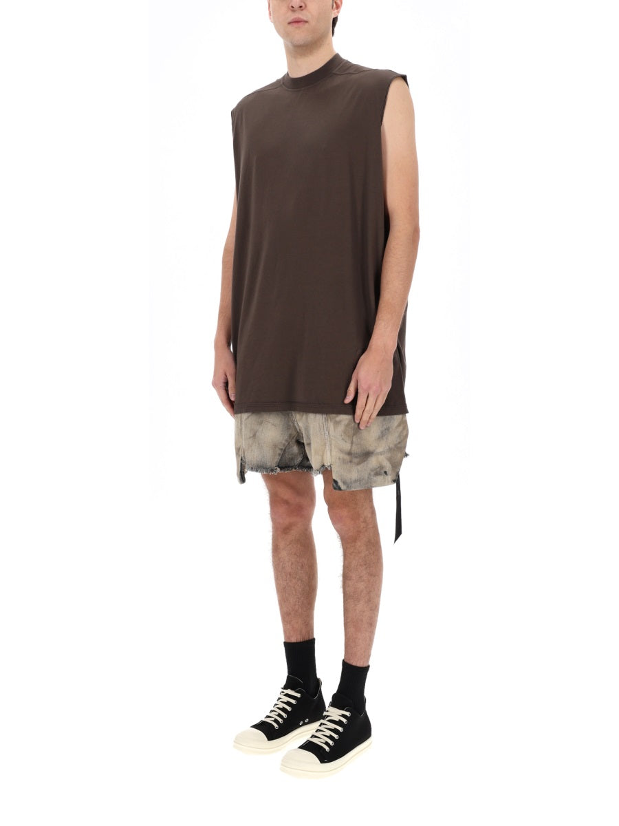 Rick Owens Drkshdw Men "Tarp-T" T-Shirt RICK OWENS