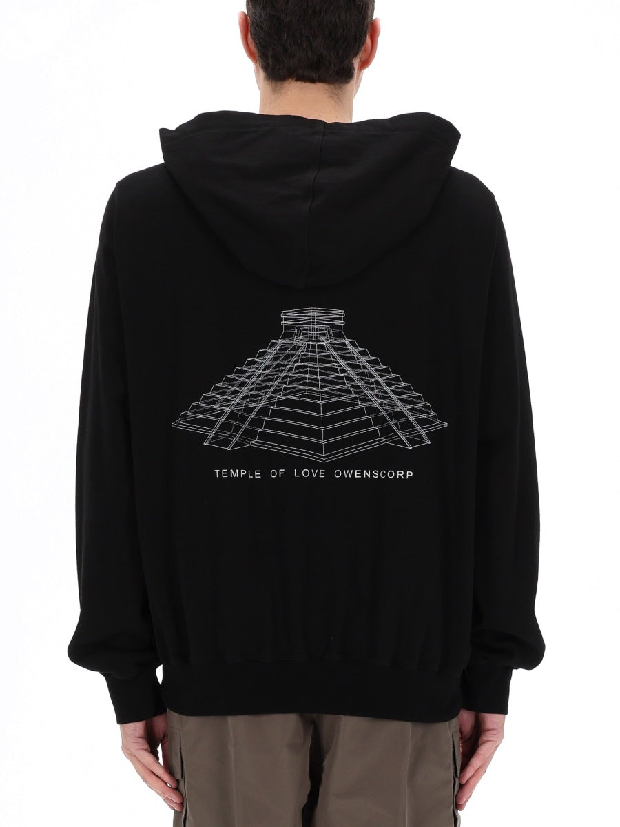 Rick Owens Men Sweatshirt With Print RICK OWENS