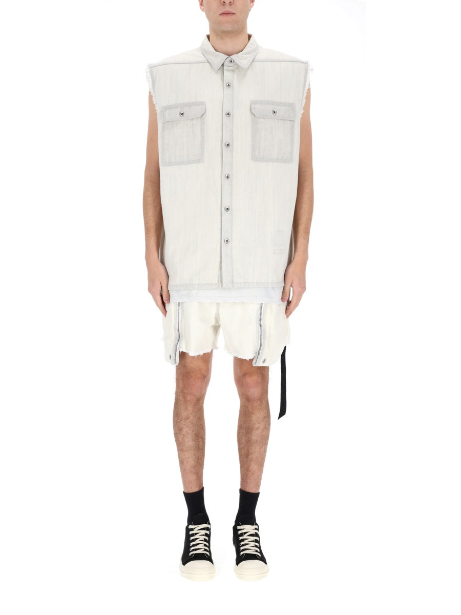 Rick Owens Drkshdw Men "Sl Tommy Jumbo" Jacket RICK OWENS