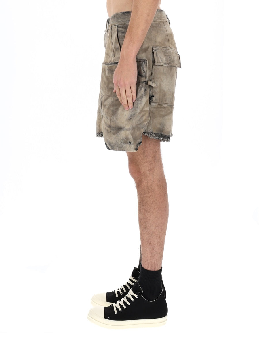 Rick Owens Drkshdw Men Cargo Shorts "Stefan" RICK OWENS