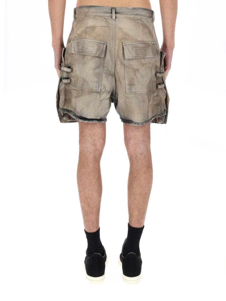 Rick Owens Drkshdw Men Cargo Shorts "Stefan" RICK OWENS