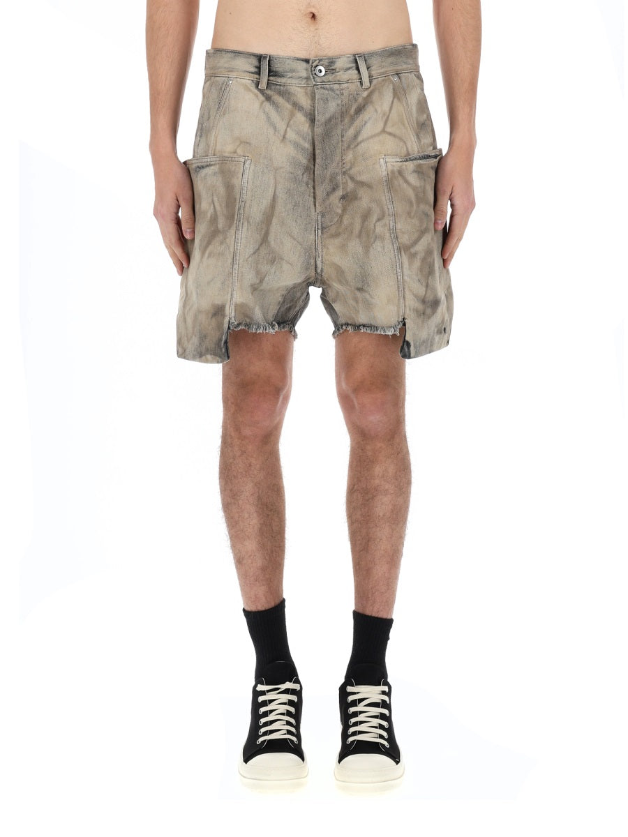 Rick Owens Drkshdw Men Cargo Shorts "Stefan" RICK OWENS