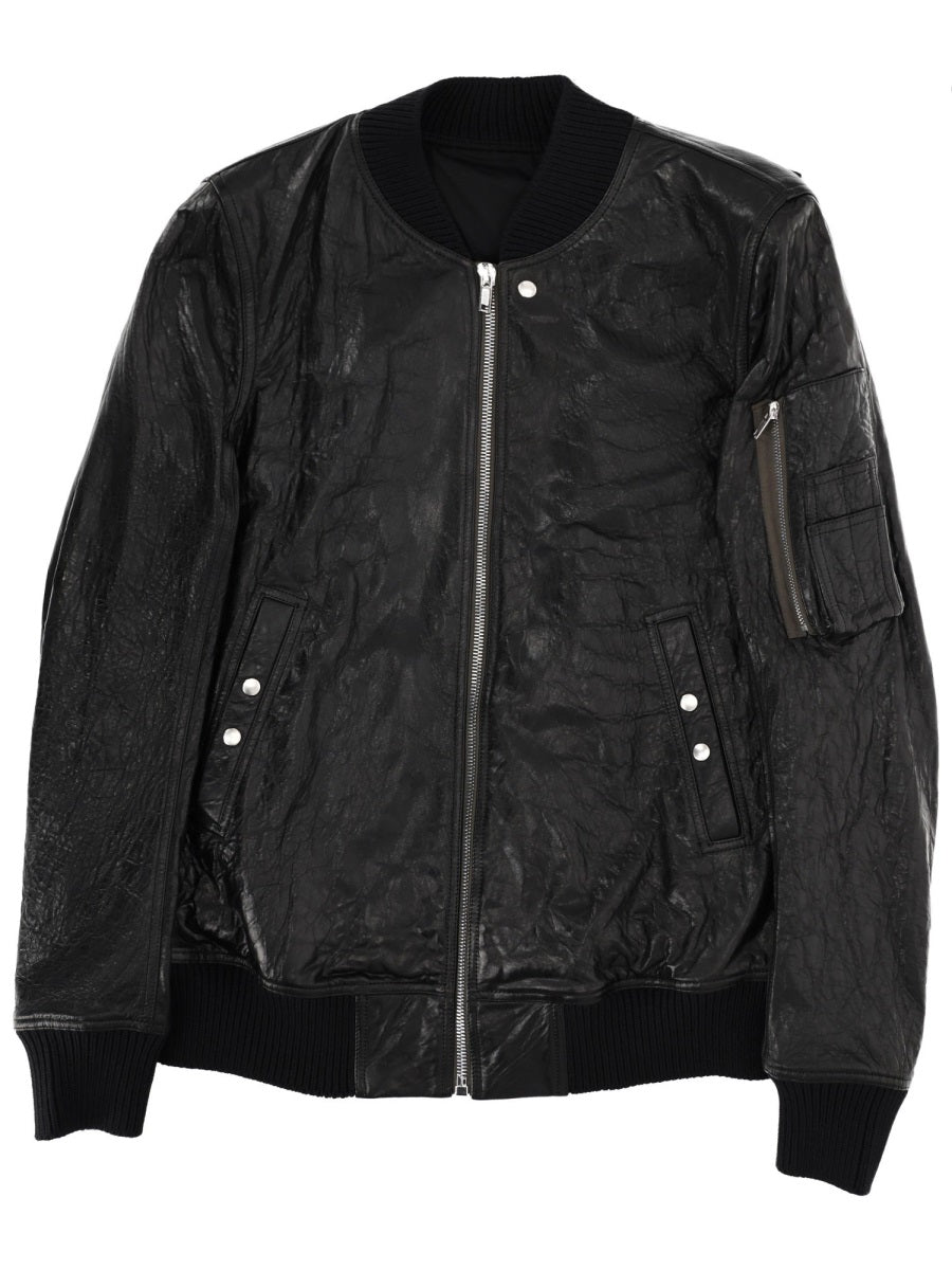 Rick Owens Men Bomber Jacket "Classic Flight" RICK OWENS