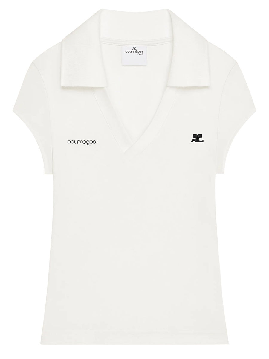 Courreges Women Sports Polo. COURREGES