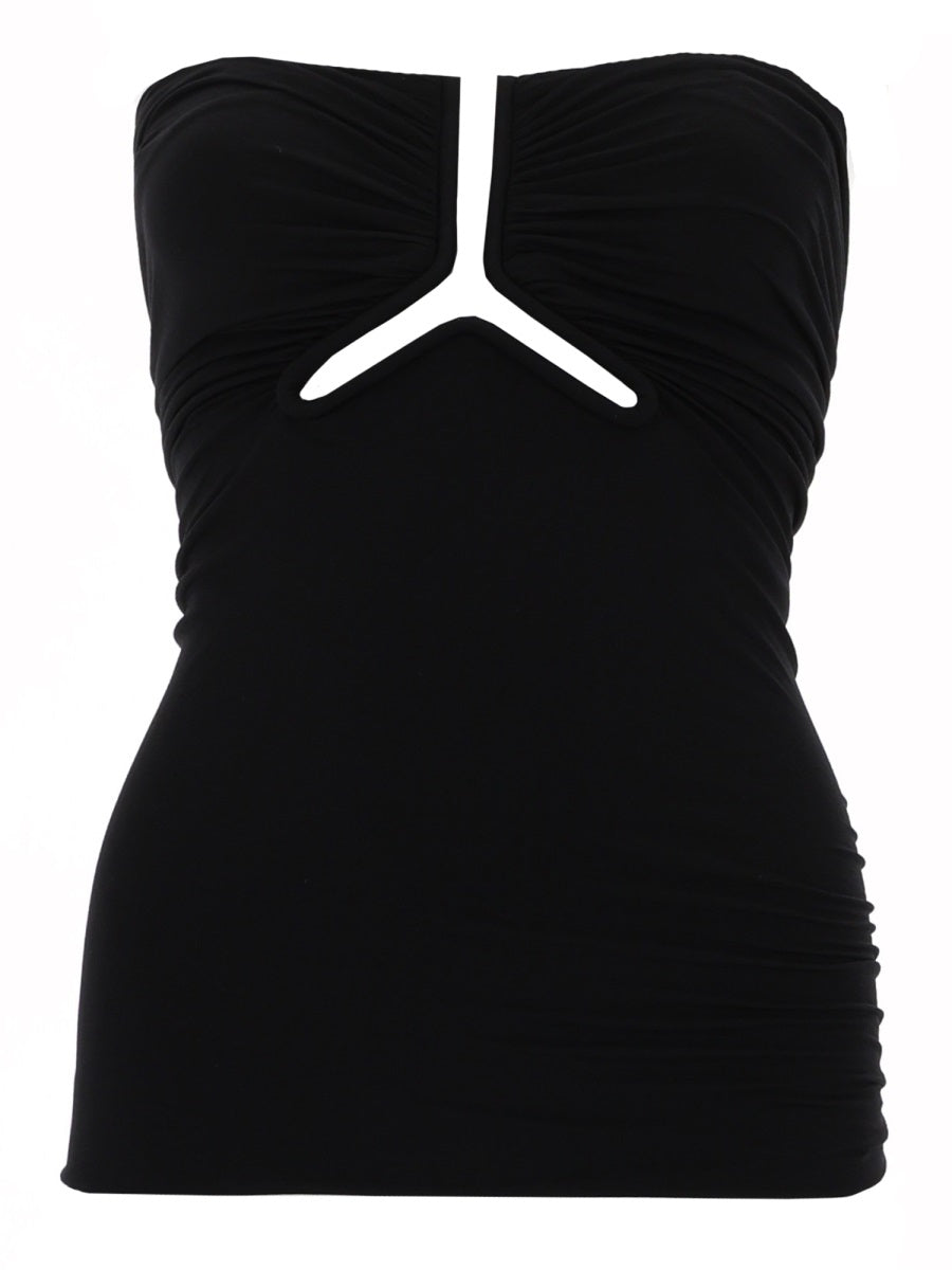 Rick Owens Women "Alannah Prong Bustier" Top RICK OWENS