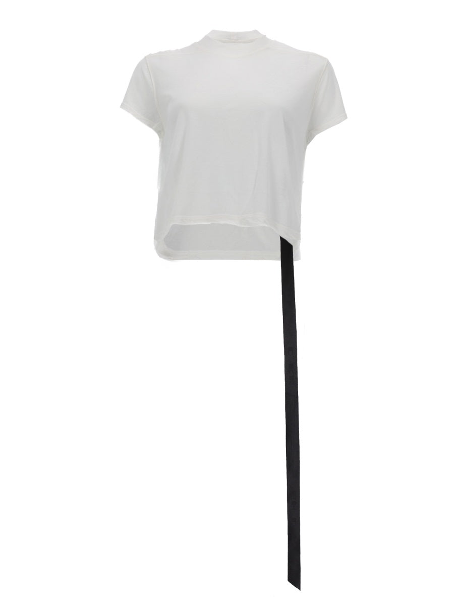 Rick Owens Drkshdw Women "Cropped Small Level T" T-Shirt RICK OWENS