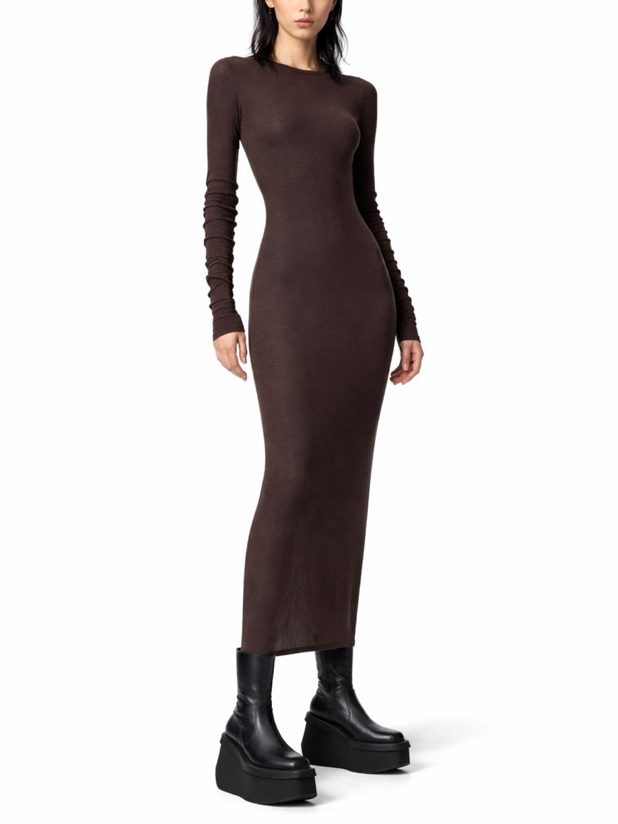Rick Owens Women Long-Sleeved Midi Dress RICK OWENS