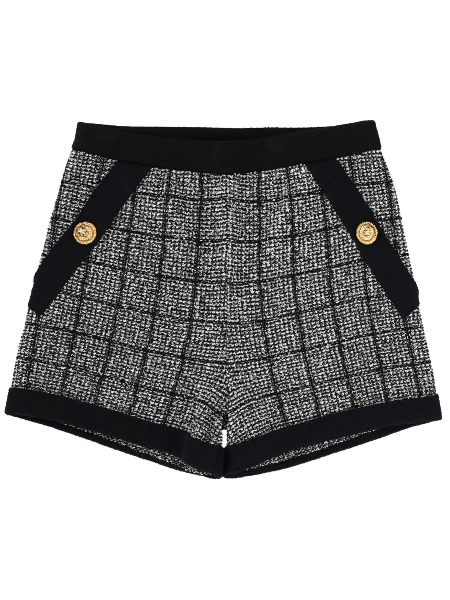 Balmain Women Cotton Tweed Shorts BALMAIN