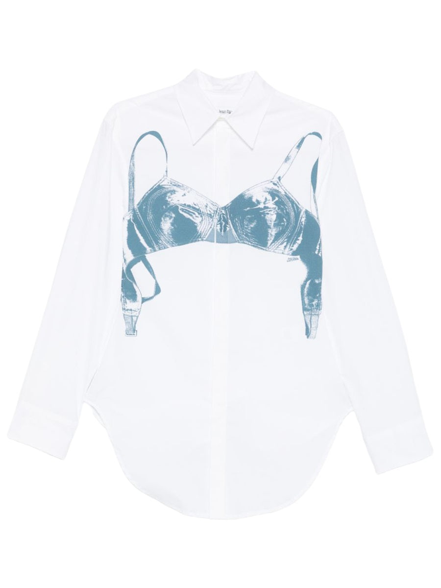 Jean Paul Gaultier Women "Scanned Bra" Print Shirt JEAN PAUL GAULTIER