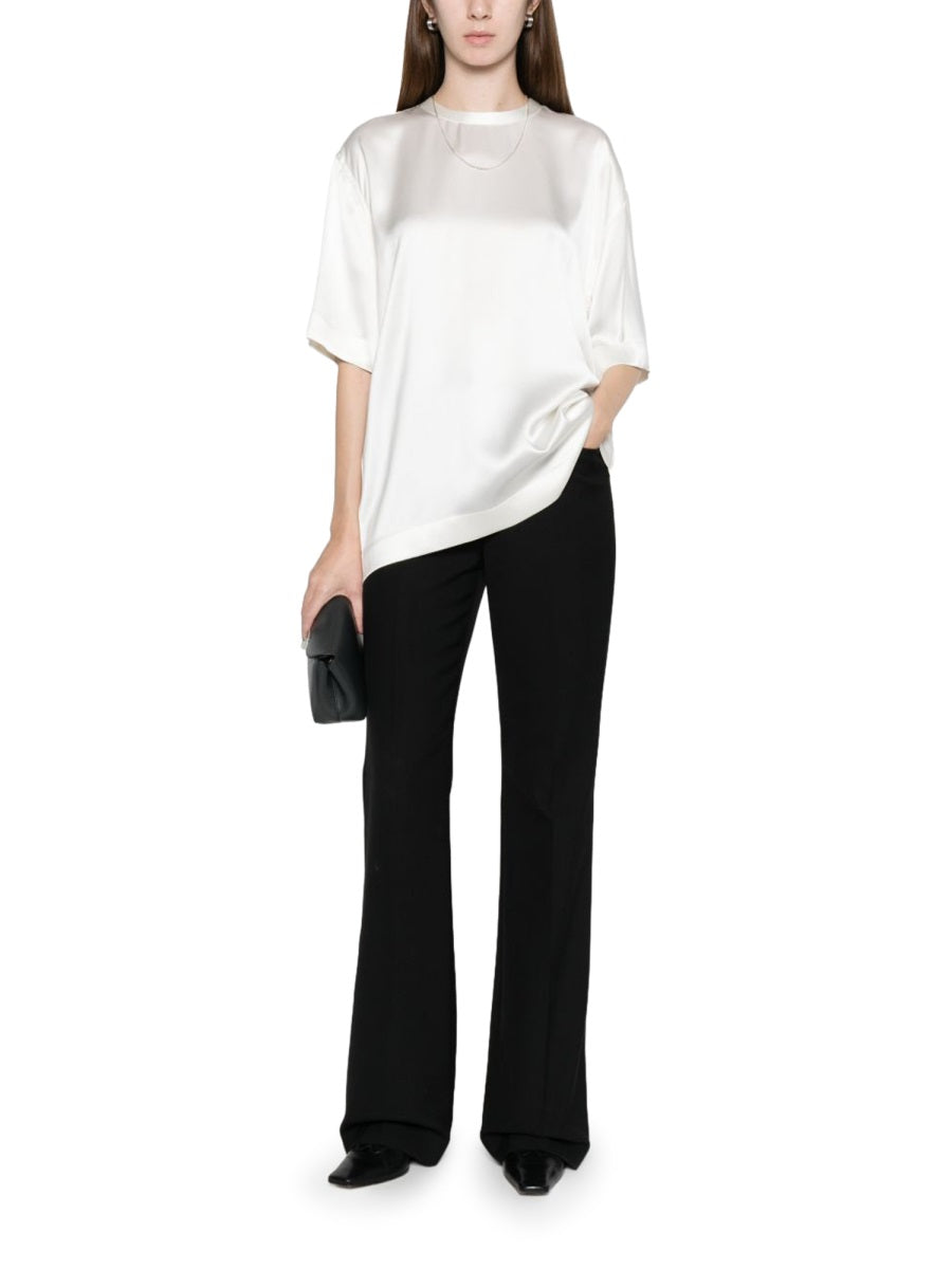 Toteme Women Satin T-Shirt TOTEME