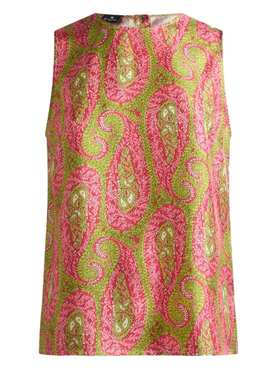 Etro Women Paisley Foliage Pattern Top ETRO