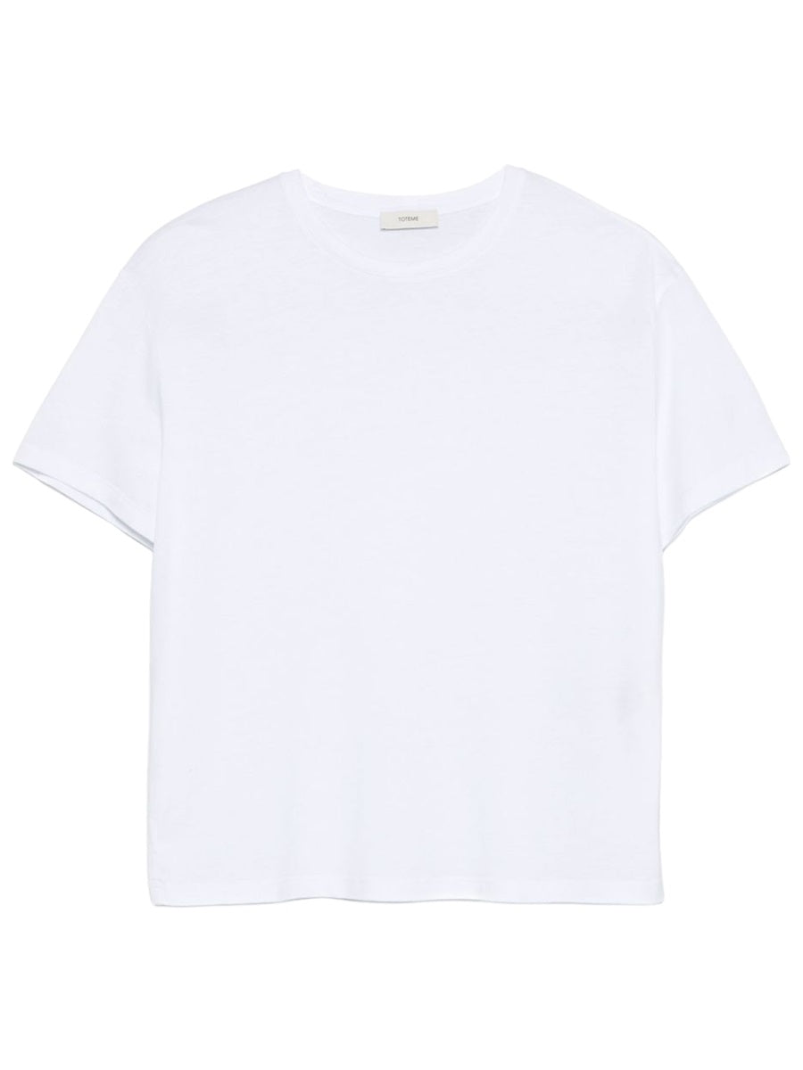 Toteme Women Cotton Blend T-Shirt TOTEME