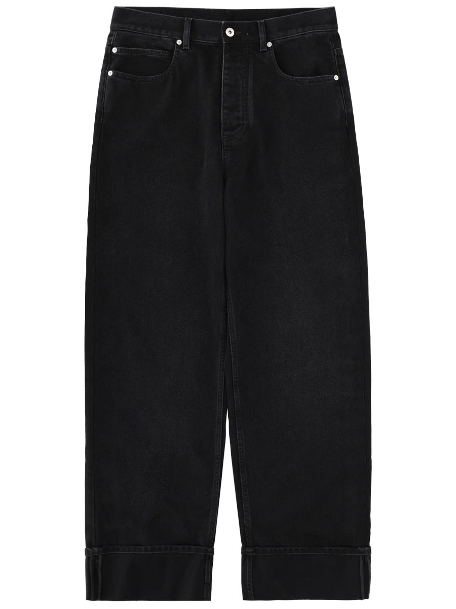 Bottega Veneta Men Jeans With Folded Hem BOTTEGA VENETA
