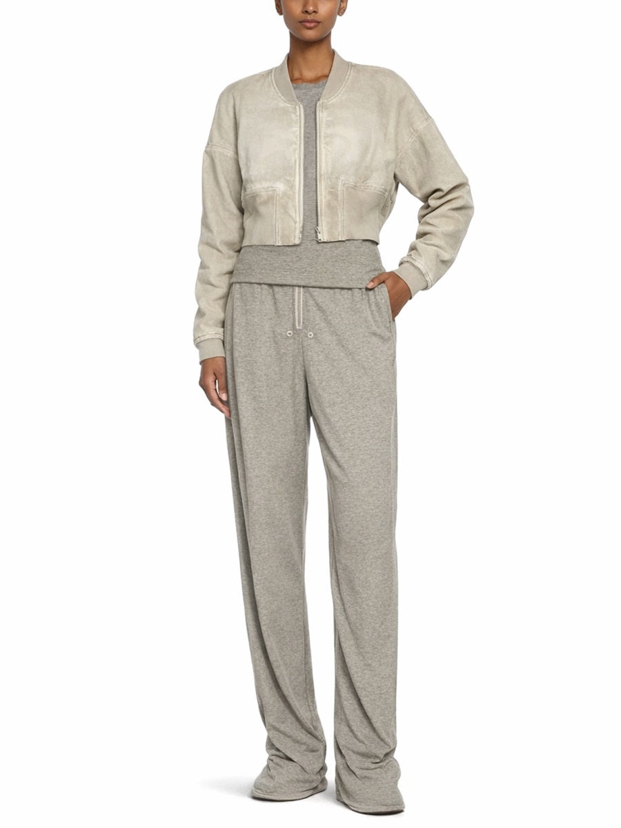Rick Owens Drkshdw Women Denim "Flight" Bomber Jacket RICK OWENS