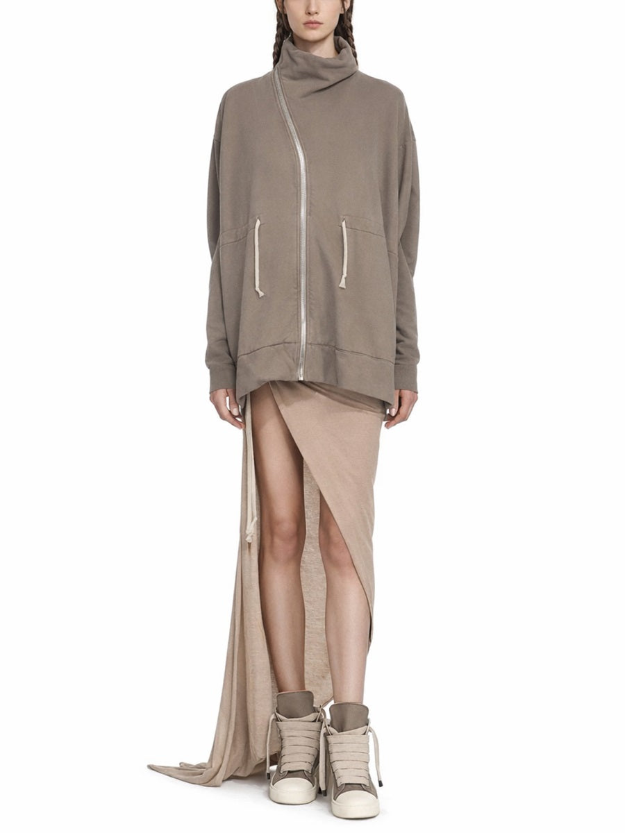 Rick Owens Drkshdw Women Long Skirt With Slit RICK OWENS