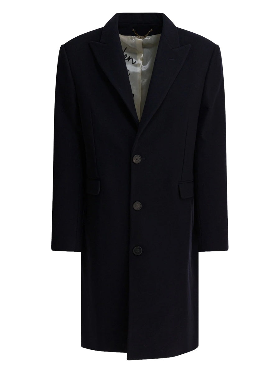 Golden Goose Men Single-Breasted Wool Coat GOLDEN GOOSE