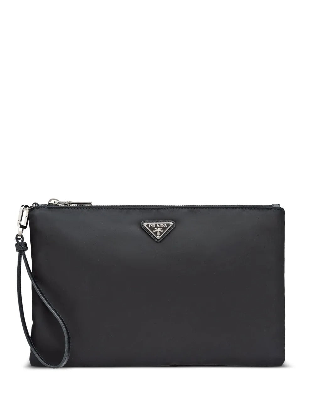 Prada Men Re-Nylon And Saffiano Leather Pouch PRADA