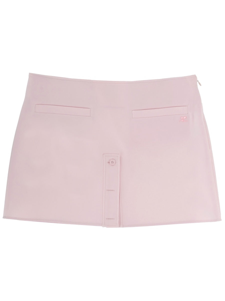 Courreges Women Miniskirt With Buttons COURREGES