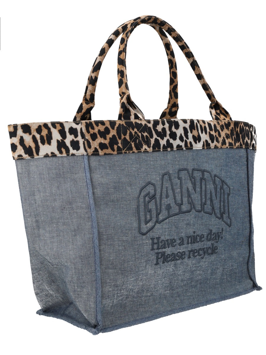 Ganni Women Tote Bag With Logo GANNI