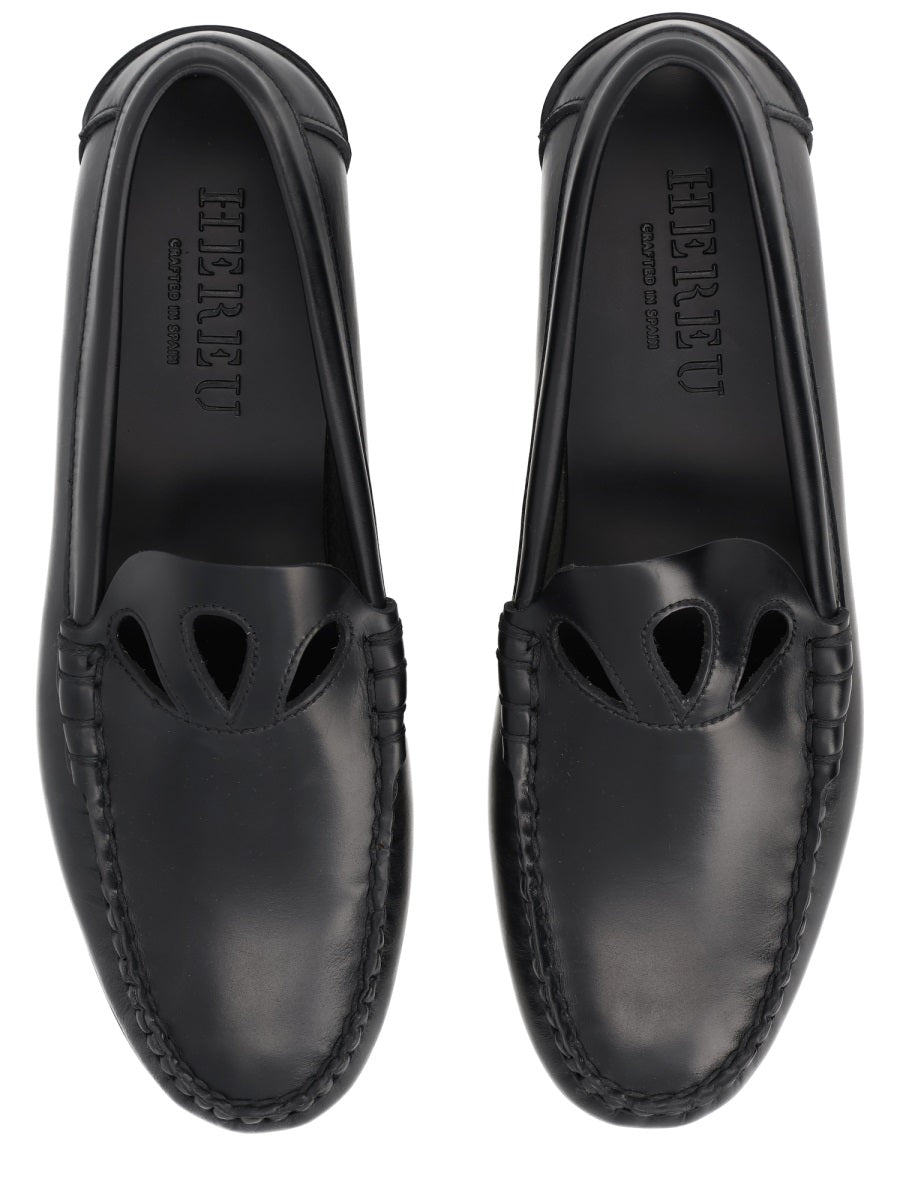 Hereu Women Moccasin With Cut-Out Detail HEREU
