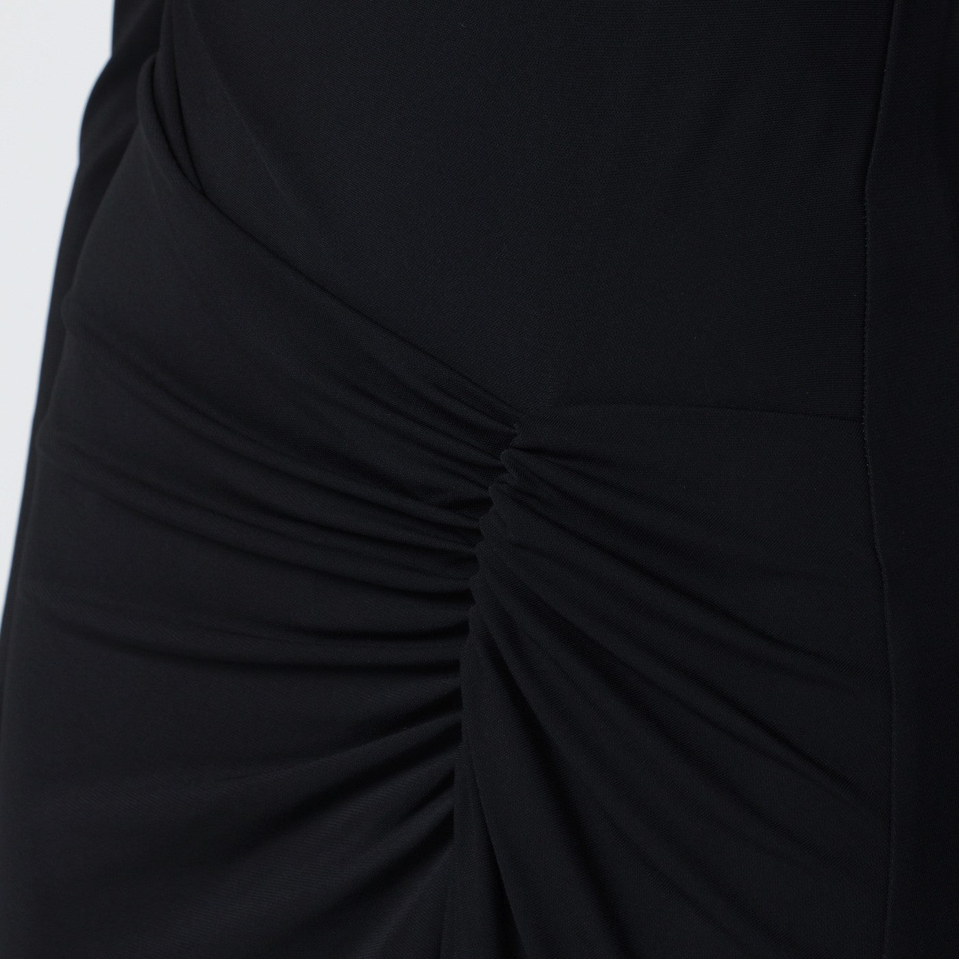 Simkhai Ferrera Dress In Black Draped Jersey Women SIMKHAI
