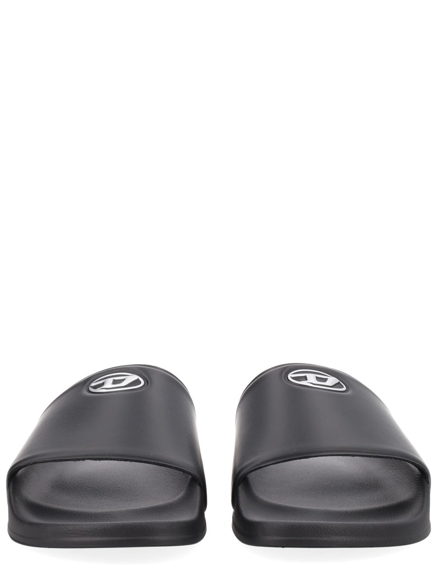 Diesel Men "Sa-Bloop" Slipper With Logo DIESEL