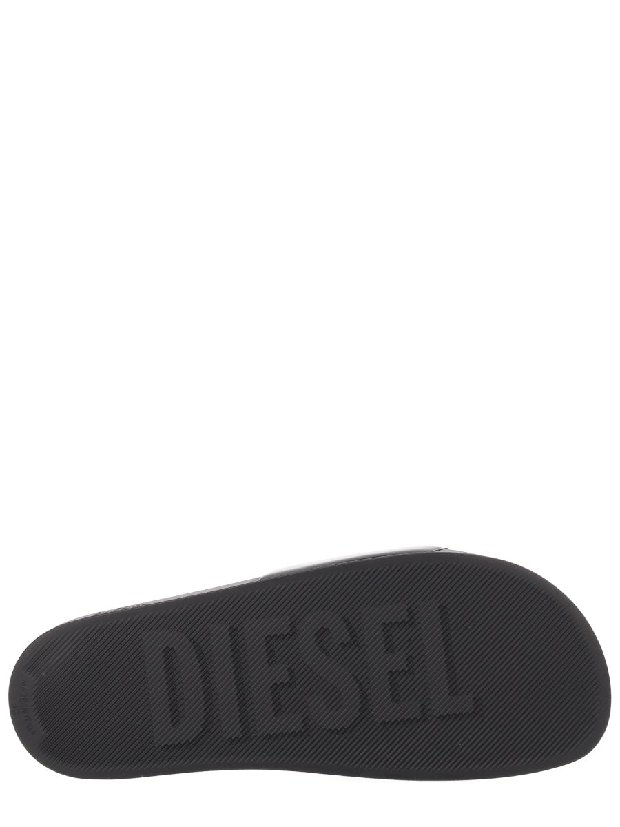 Diesel Men "Sa-Bloop" Slipper With Logo DIESEL