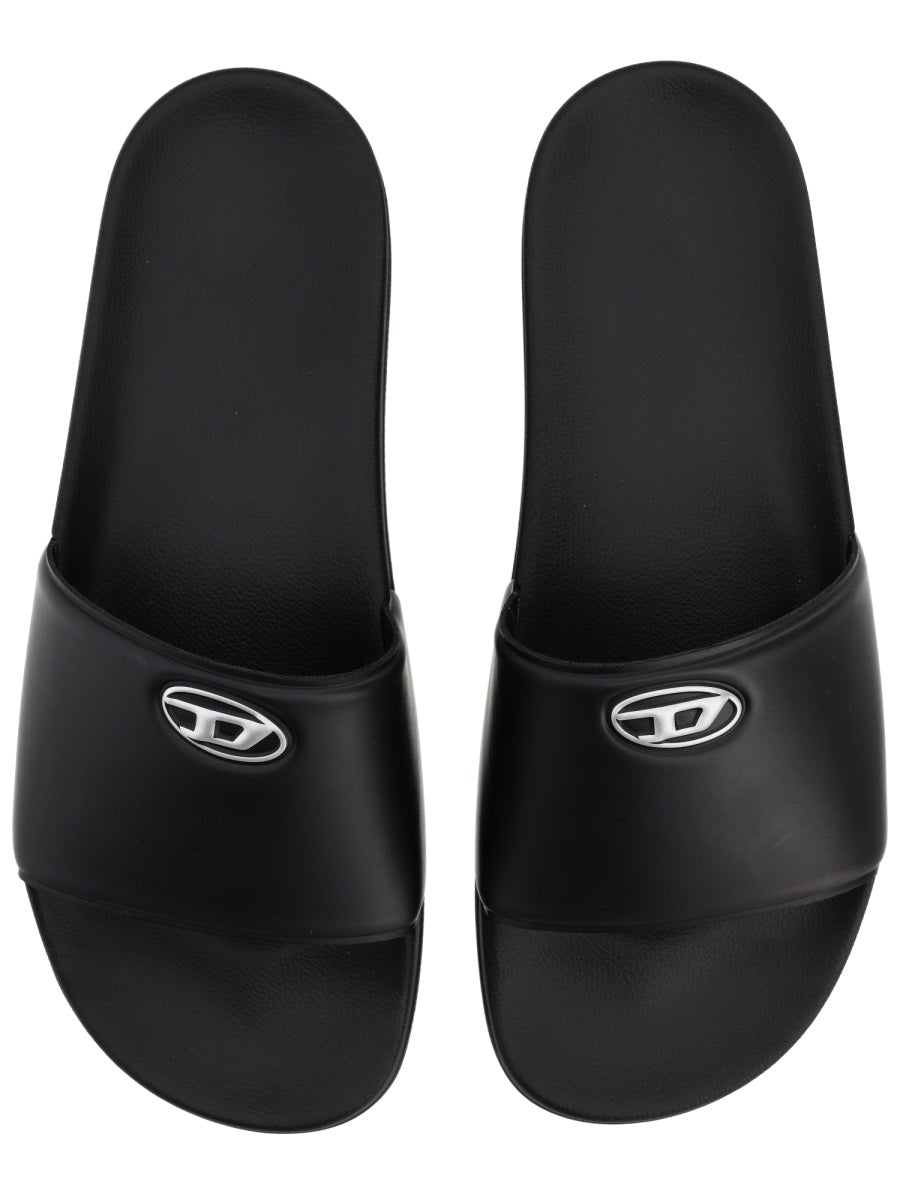 Diesel Men "Sa-Bloop" Slipper With Logo DIESEL