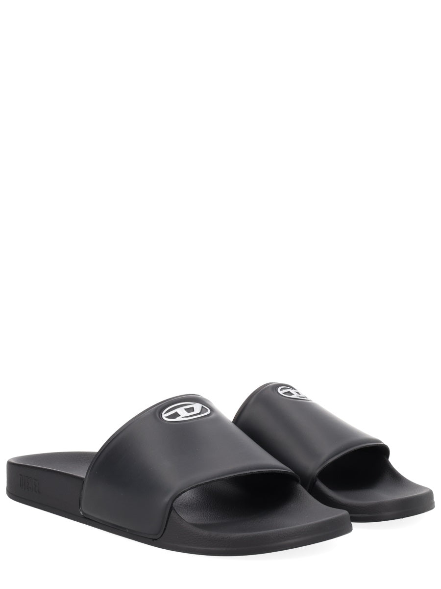 Diesel Men "Sa-Bloop" Slipper With Logo DIESEL